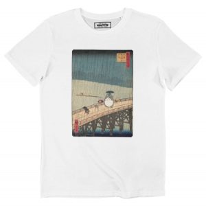 T-shirt Floating Rain – Totoro Estampe Japonaise
