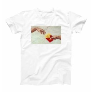T-shirt Frites des Dieux – Tshirt Adam vs. Frites McDonald’s