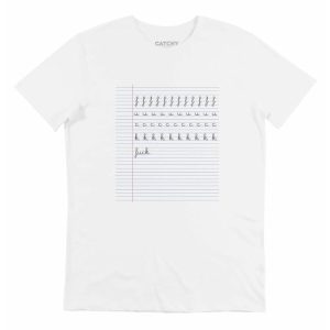 T-shirt Fuck School – Humour Decale