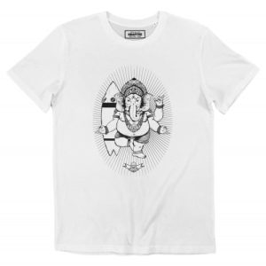 T-shirt Ganesh – Elephant Dieu et Culture Surf