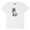 T-shirt Ganja Hands – Mains en Priere Feuille de Cannabis