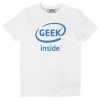 T-shirt Geek Inside – Logo Intel Humour Informatique