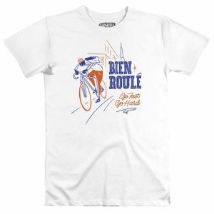 T-shirt Go Fast Go Hard – Cycliste Pignon Fixe Paris