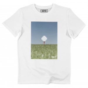 T-shirt Golf Atari – Tshirt Imprime Balle de Golf en Pixels