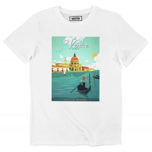 T-shirt Gondoles A Venise – Retro Vintage