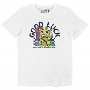 T-shirt Good Luck – Tshirt Chat Bonne Chance