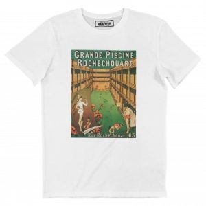 T-shirt Grande Piscine Rochechouart – Affiche Retro