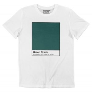 T-shirt Green Crack – Tshirt Cannabis Nuancier Pantone