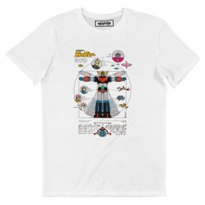 T-shirt Grendizer Da Vinci – Robot Centre Univers