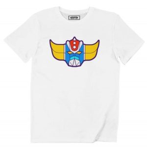 T-shirt Grendizer Pattern – Tete Golodorak en Flat Design