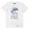 T-shirt Hands Up Wave – Vague d’Hokusai Revisitee