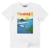 T-shirt Hawaien – Affiche Retro Vue de Hawai