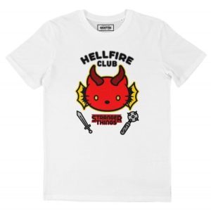 T-shirt Hello Hellfire Club – Logo Detourne Stranger Things