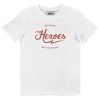 T-shirt Heroes – Tshirt inspire du Tube de David Bowie