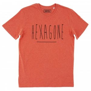 T-shirt Hexagone – Message imprime Hexagone