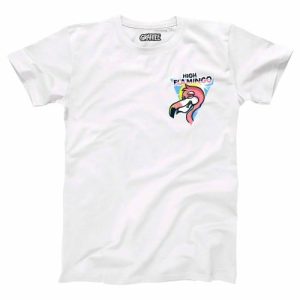 T-shirt High Flamingo – Tshirt Flamant rose qui fume
