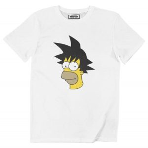 T-shirt Homer vs. Goku – Tshirt Homer Simpson x Son Goku T-shirt Homer vs. Goku – Tshirt Homer Simpson x Son Goku