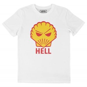 T-shirt Homme Hell – Detournement Logo Station Service T-shirt Homme Hell – Detournement Logo Station Service