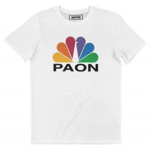 T-shirt Homme Paon – Detournement Logo Chaine TV USA T-shirt Homme Paon – Detournement Logo Chaine TV USA