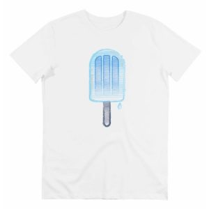 T-shirt Ice Cream – Tshirt Illustration Baton de Glace Bleu