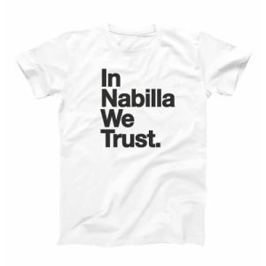 T-shirt In Nabilla We Trust – Tee-shirt Humoristique Nabilla