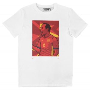 T-shirt Iniesta La Roja – Tshirt Andres Iniesta Maillot Espagnol