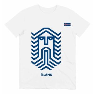 T-shirt Islande – Tee-shirt Masque Viking Equipe d’Islande