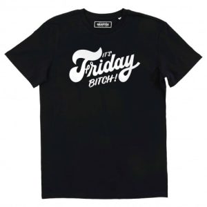 T-shirt It’s Friday – Message Fun et Decale