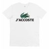 T-shirt J’Accoste – Parodie Crocodile Logo Lacoste
