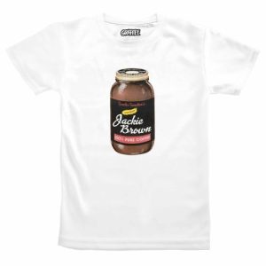 T-shirt Jackie Brown Coffee  Remix Affiche Film