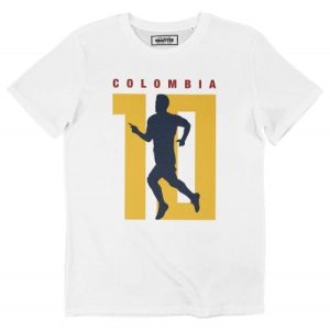 T-shirt James Rodriguez – Tee-shirt Numero 10 Colombie