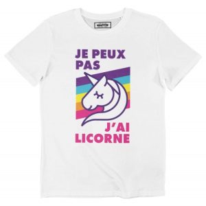 T-shirt Je Peux Pas J’ai Licorne – Tee-shirt Jpeux Pas