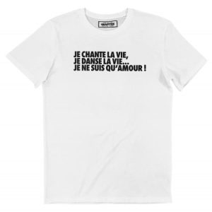 T-shirt Je ne suis qu’Amour – Tshirt Drole Mission Cleopatre