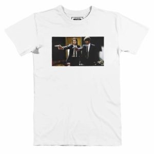 T-shirt John Travolta Samuel L. Jackson – Scene Pulp Fiction