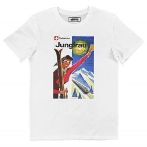 T-shirt Jungfrau Region – Affiche Suisse