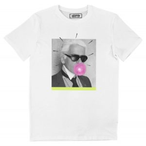 T-shirt Karl Lagerfeld – Tshirt Portrait Createur de Mode