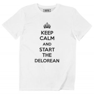 T-shirt Keep Calm DeLorean – Tee-shirt Keep Calm BTTF