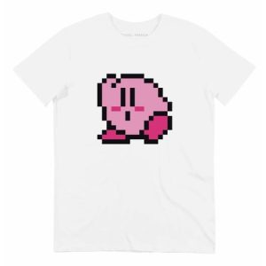 T-shirt Kirby Pixel – Tee-shirt Personnage Nintendo