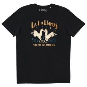 T-shirt La La Llamas – Dessin Lama Amerique du Sud