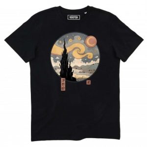T-shirt La Nuit Etoilee – Van Gogh version Japonaise