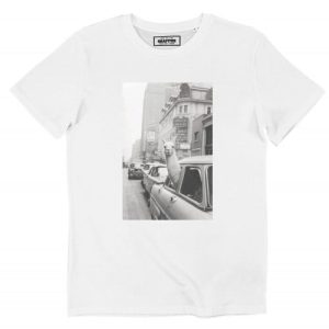 T-shirt Lama Time Square – Photo Vintage Lama Taxi New York