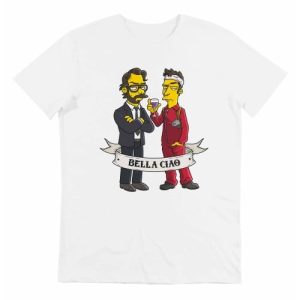 T-shirt Le Professeur + Berlin – Les Freres de Casa de Papel