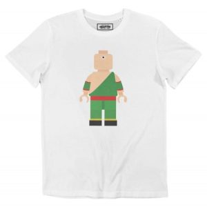 T-shirt Lego Ten Shin Han – Tshirt Dragon Ball x Figurine Lego