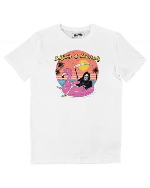 T-shirt Life’s A Beach – Teeshirt graphique Plage Ete