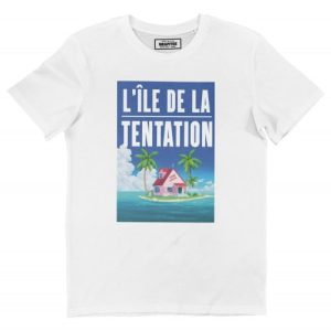 T-shirt L’ile de la Tentation – Tshirt Parodie Dragon Ball