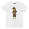 T-shirt Log Lady Simpsonized – Tshirt Twin Peaks x Simpson