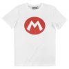 T-shirt Logo Mario – Embleme Rouge M Nintendo