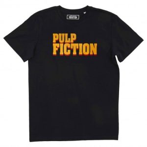 T-shirt Logo Pulp Fiction – Lettres Pulp Fiction Orange