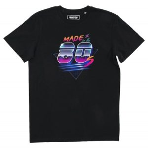T-shirt Made in the 80’s – Dessin Flashy Annees 80