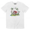 T-shirt Maison Dragon Ball – Tee-shirt illustration Kame House